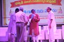 Sri Mulugu Ramalingeshwara Varaprasad Siddhanti was honoured with Jyotishyasastra Vignana Visharadha at Tummalapalli Kalakshetram, Vijayawada (111)
